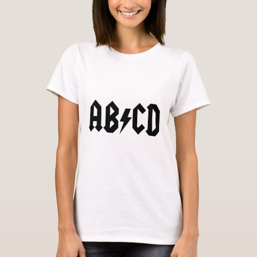 T-shirt Article d'ABCD (Devant)