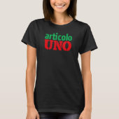 T-shirt Articolo Uno (Devant)