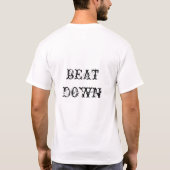 T-shirt articulations de beatdown (Dos)