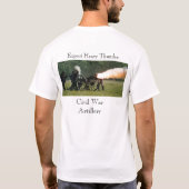 T-shirt Artillerie de guerre civile (Dos)