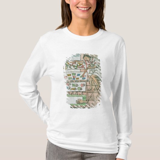T-shirt Artisan aztèque de plume (Devant)