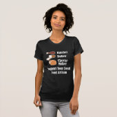 T-shirt Artisan de nourriture (Devant entier)