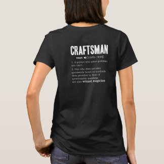 T-shirt Artisan masculin Définition Mécanicien Dictionnair