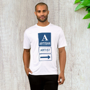 T-shirt Artisan Studio Signer flèche directionnelle