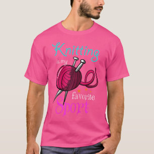 T-shirt Artisanat en fils de tricot - Knit de poignée