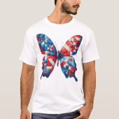 T-shirt Artisanat patchwork patriotique (Devant)