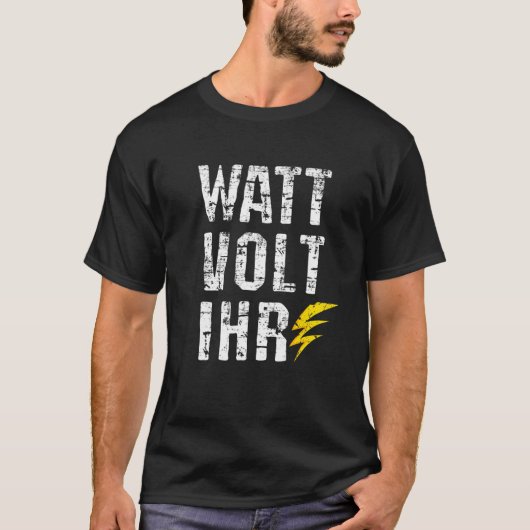 T-shirt Artisans électronique Résistante Watt Vo (Devant)