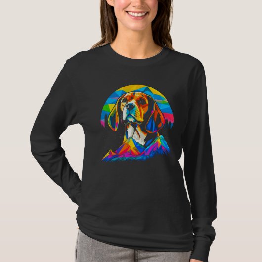 T-shirt Artist Beagle Dog (Devant)