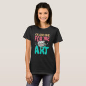 T-shirt Artist Outfit Apparel for Painter Sketching Paint (Devant entier)