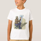 T-shirt Artiste Au Travail (Devant)