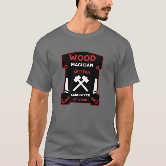 T-shirt Artiste charpentier (Devant)