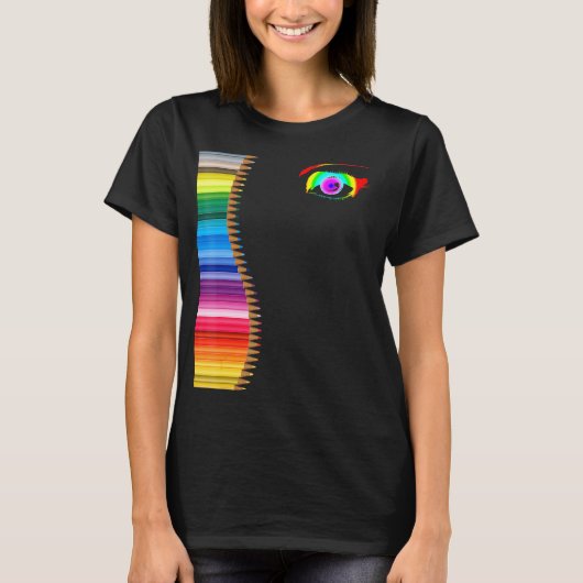 T-shirt Artiste crayon (Devant)