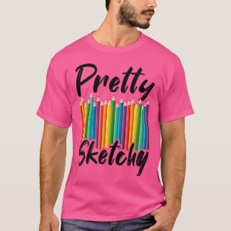 T-shirt Artiste Cute Art Lover Sketter Peintre Art Teache