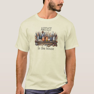 T-shirt Artiste dans la maison