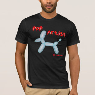 T-shirt Artiste de bruit - chien simple de ballon
