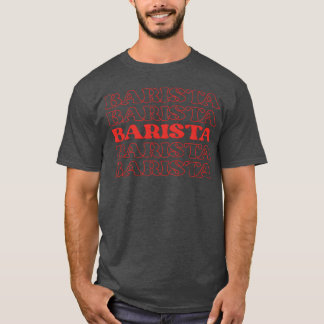 T-shirt Artiste de café Barista Machine à expresso Fille d