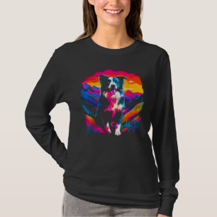 T-shirt Artiste de chien Border Collie