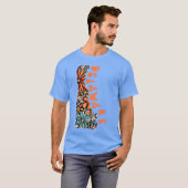 T-shirt Artiste de conception de l'État du Delaware Illust (Devant entier)