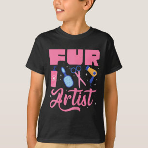 T-shirt Artiste de Fourrure Toiletteur de Chien Toilettage
