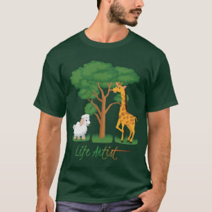 T-shirt Artiste de la vie : Mème de mouton drôle, avec gir