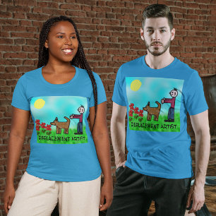 T-shirt Artiste de remplacement enfantin drôle Unisexe