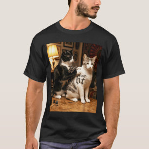 T-shirt Artiste de tatouage de chat 67 Six Sept Seis Siete
