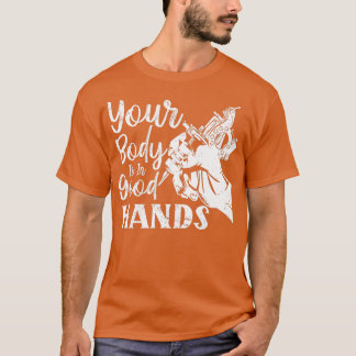 T-shirt Artiste De Tatouage Drôle Votre Corps Est Dans De