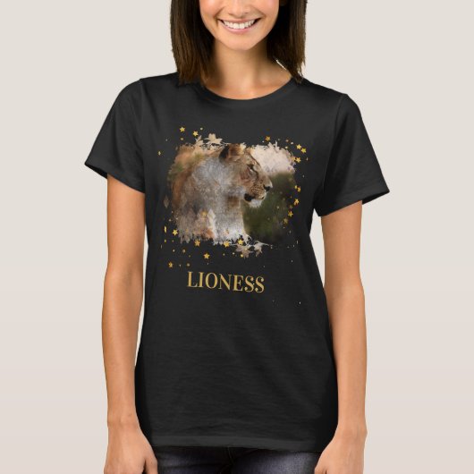 T-shirt *~* Artiste d'or céleste AP23 LIONESS Artsy (Devant)
