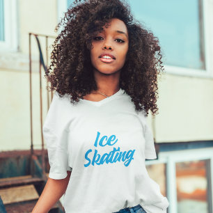 T-shirt Artiste du patinage sur glace