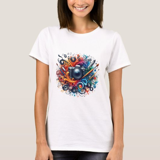 T-shirt artiste féminin (Devant)