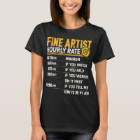 Artiste Fine Note Horaire Drôle Art Peinture Artis