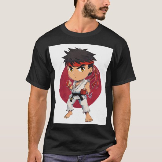 T-shirt Artiste martial errant Chibi (Devant)