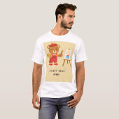 T-shirt Artiste ours doux (Devant entier)