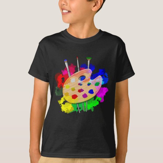 T-shirt Artiste Palette (Devant)