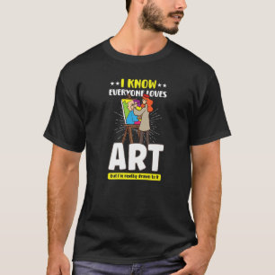 T-shirt Artiste Peinture Peintre Peinture Professeur  