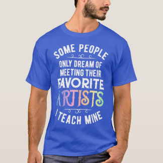 T-shirt Artiste pour Hommes Femmes Garçons Filles Enfants