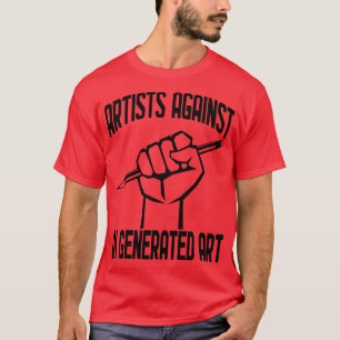 T-shirt Artistes contre l'art généré par l'IA
