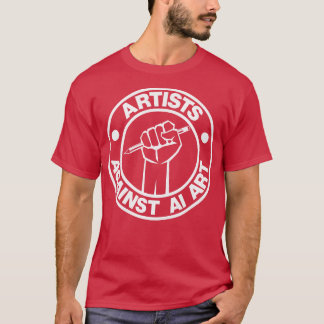 T-shirt Artistes contre l'IA Art 1