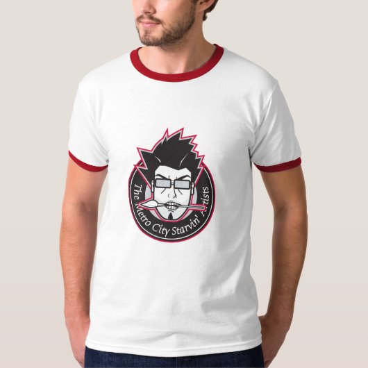 T-shirt Artistes de Starvin de ville de métro (Devant)