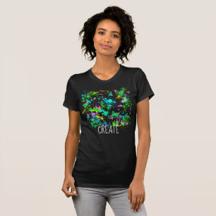 T-shirt Artistes personnalisables Paint Splatter Créer un