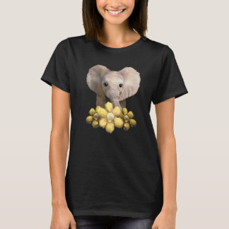 T-shirt Artistic Elephant Animals Africa African Asiatique