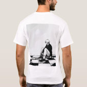 T-shirt Artistic noir et blanc Tee (Dos)