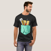 T-shirt Artists Artist Tools Cute Pocket (Devant entier)