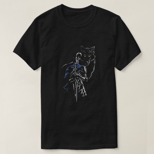 T-shirt Artorias et Sif darksouls Classic (Design devant)