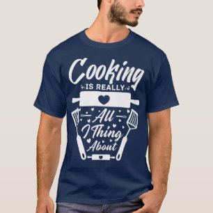 T-shirt arts culinaires cuisine cuisine chef cuisinier cou