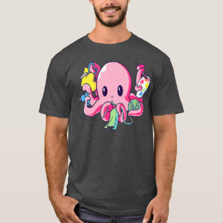 T-shirt Arts et artisanat Octopus