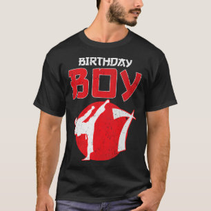 T-shirt Arts Martiaux Anniversaire Karaté Taekwondo 7 Ans