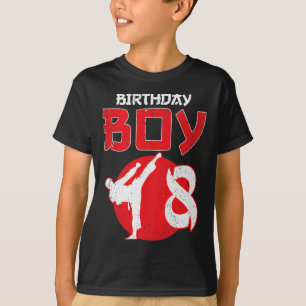 T-shirt Arts Martiaux Anniversaire Karaté Taekwondo 8 Ans