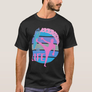 T-shirt Arts Martiaux Boxe Kick Boxing Filles La Boxe Pied