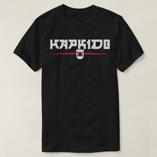 T-shirt Arts martiaux coréens Hapkido (Design devant)